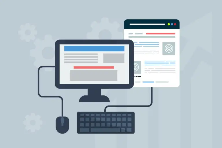 Free web design user interface website illustration